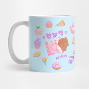 Kawaii Pink Foods Mug
